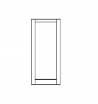 400 Medium Stile Insulated Door